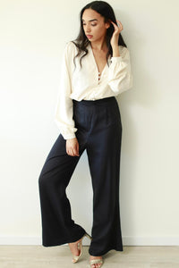 Wide Leg Tencel Pants