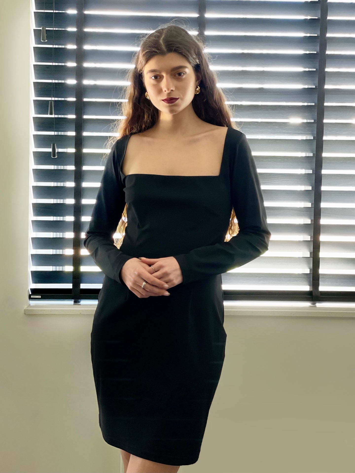 Fitted Square Neck LBD For Love & Reason Fitted Square Neck LBD For Love & Reason