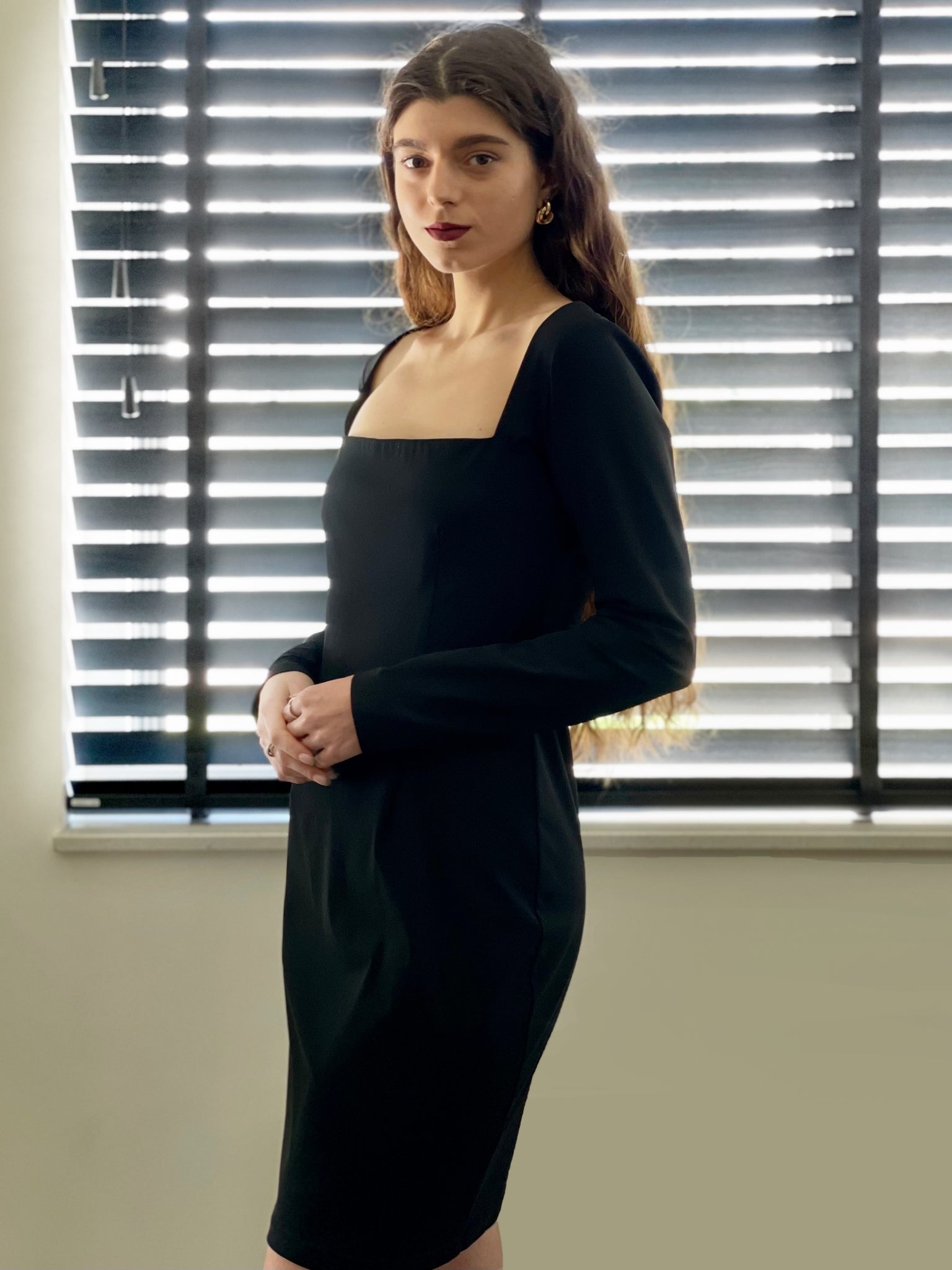 Fitted Square Neck LBD – For Love & Reason Fitted Square Neck LBD – For Love & Reason