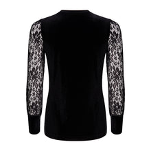 Load image into Gallery viewer, Velvet lace top
